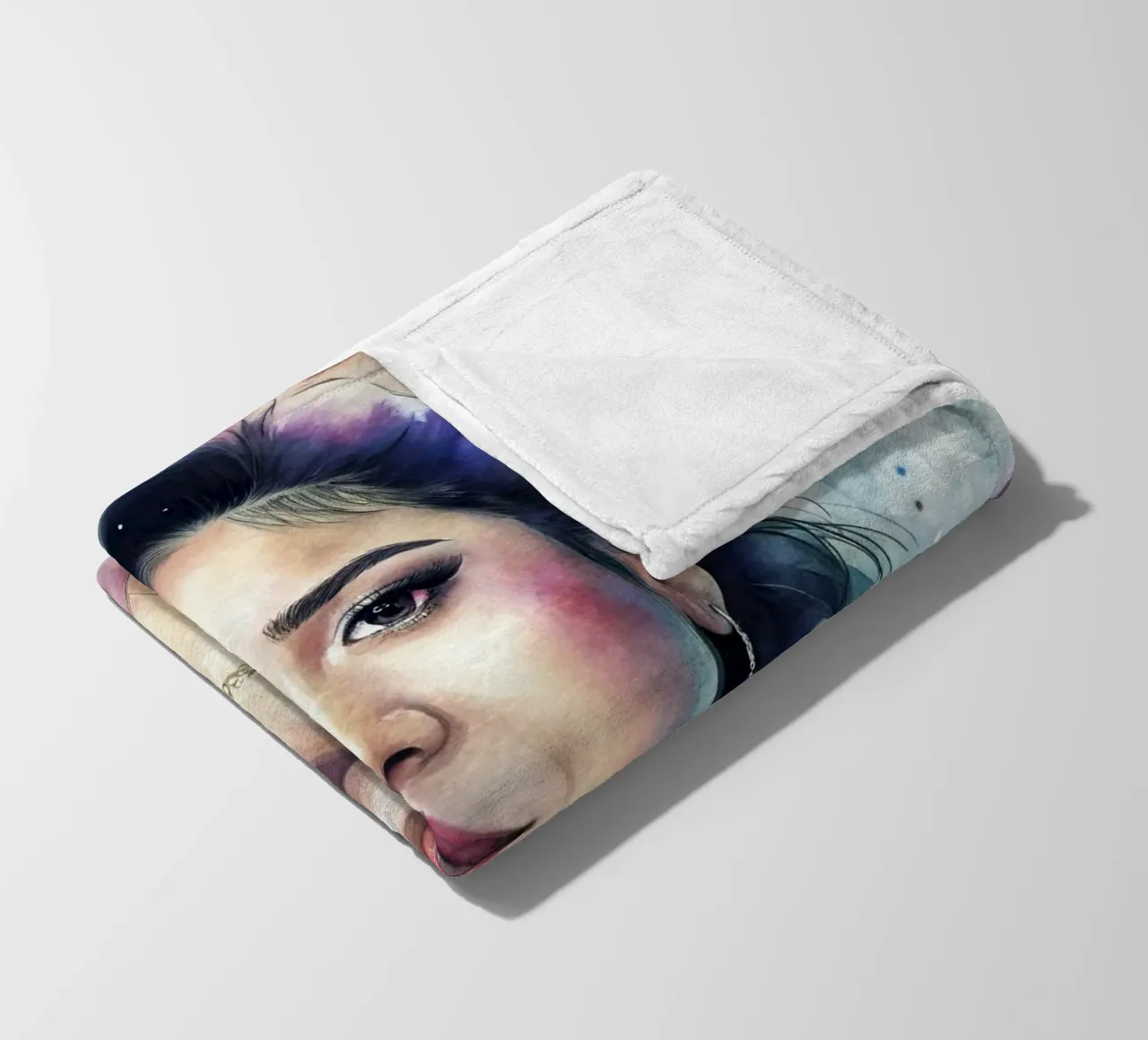 Becky g in acquerello coperta in pile da 🎁 ARTVI-SHOP