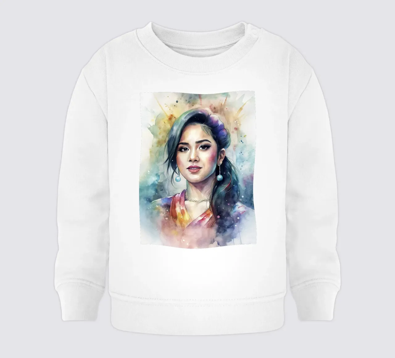 Becky g in acquerello felpa neonato da ARTVI-SHOP