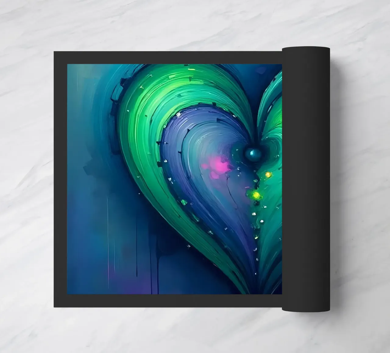 cuore_viola_verde_4 zerbino da Pink- und LoveArt by LK