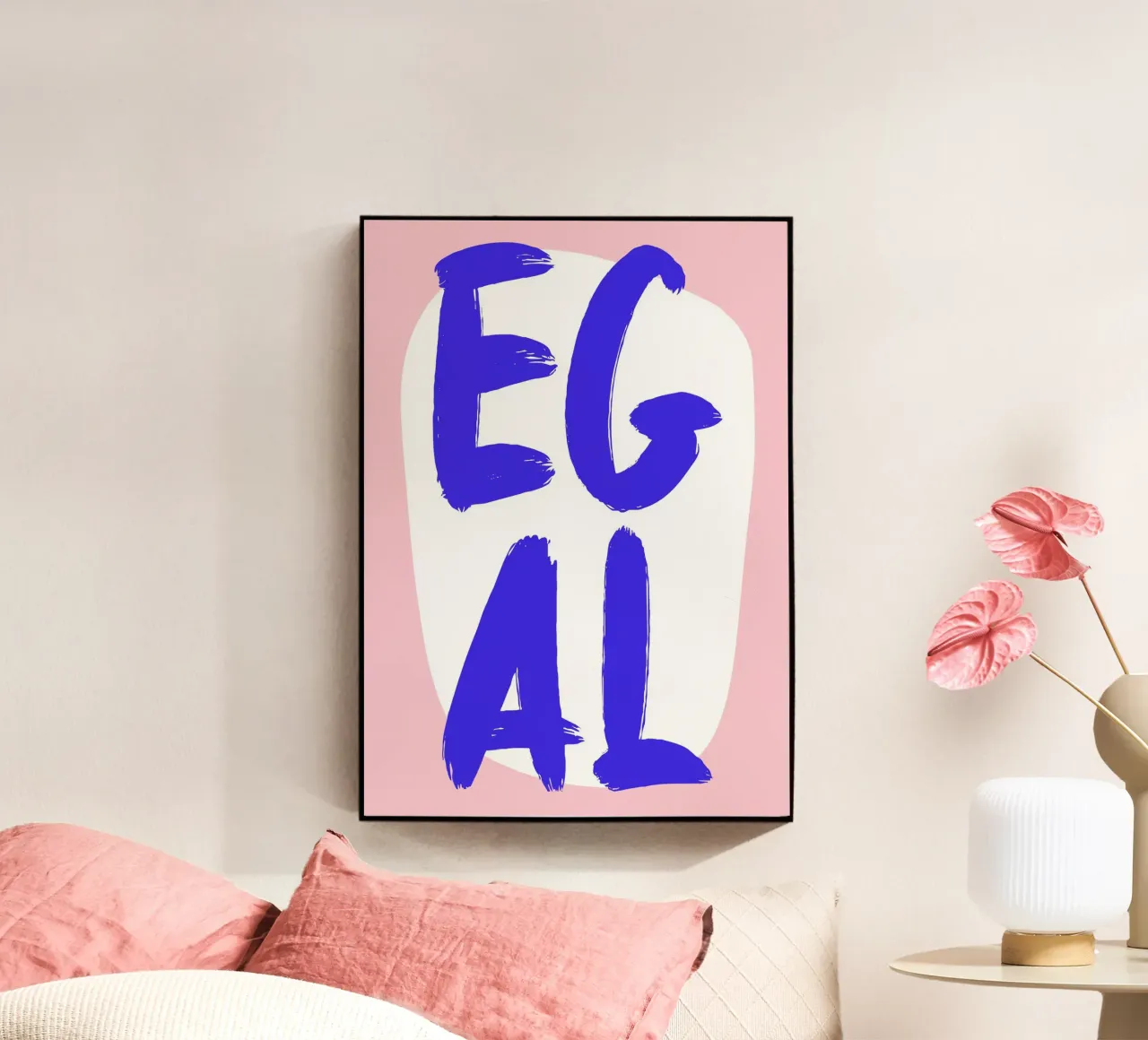 Egal Acryl-Glas von BAINAI QUOTES