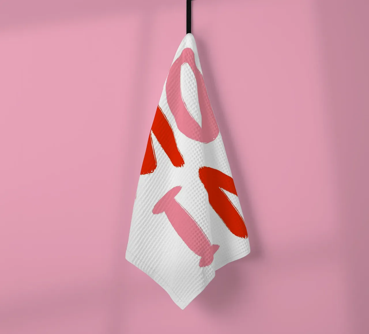 Moin rosa rot canovaccio da cucina da BAINAI QUOTES