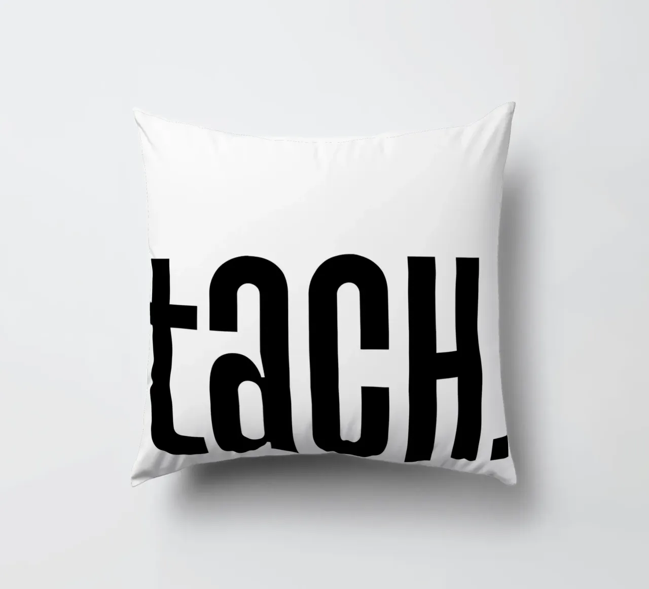 Tach schwarz weiß cuscino da BAINAI QUOTES