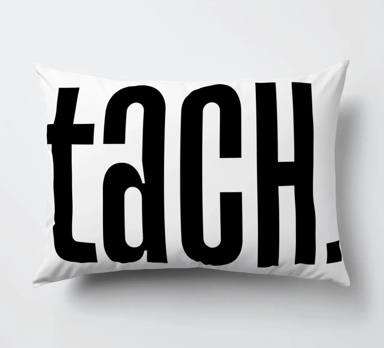Tach schwarz weiß cuscino da BAINAI QUOTES