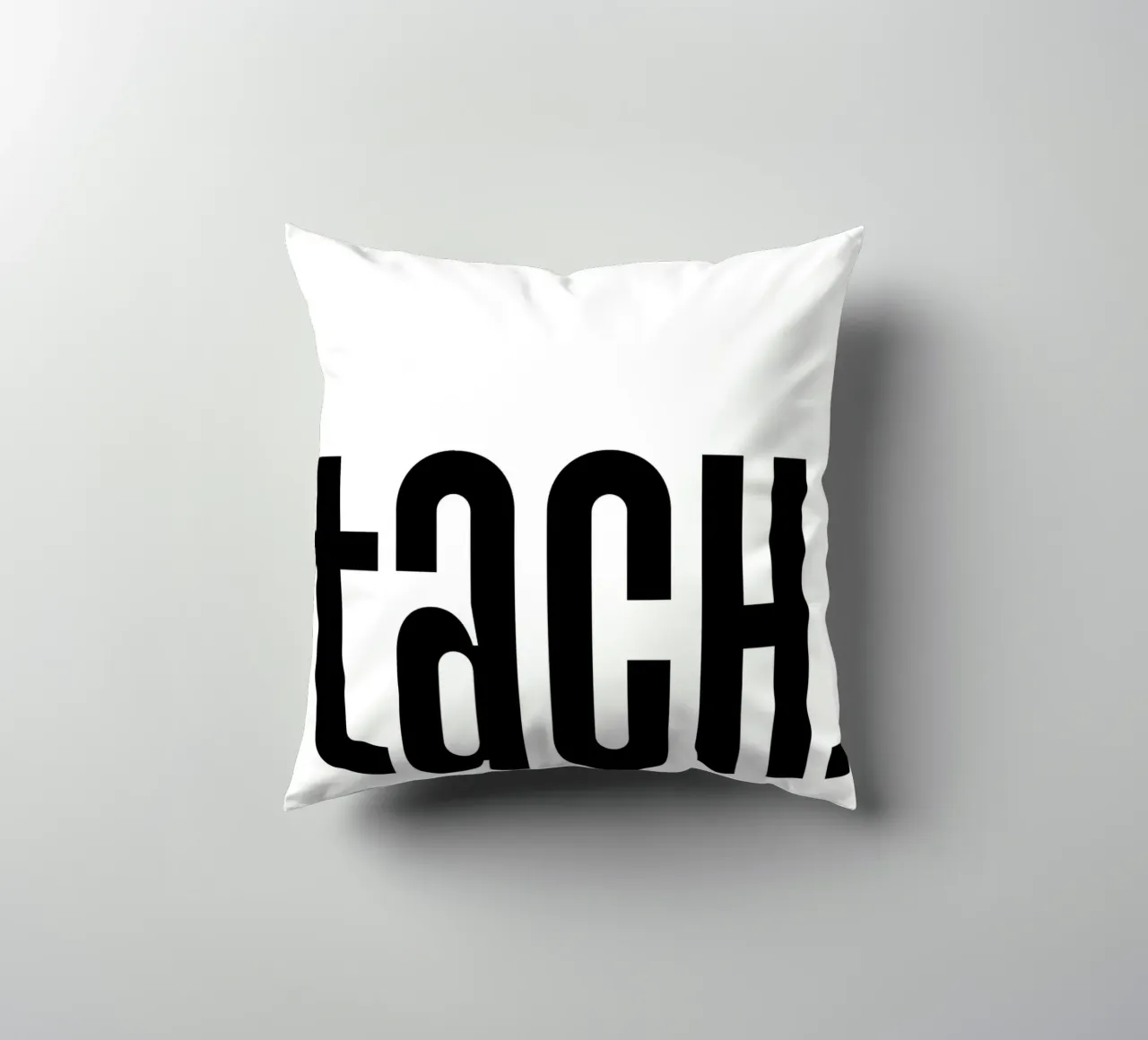 Tach schwarz weiß cuscino da BAINAI QUOTES