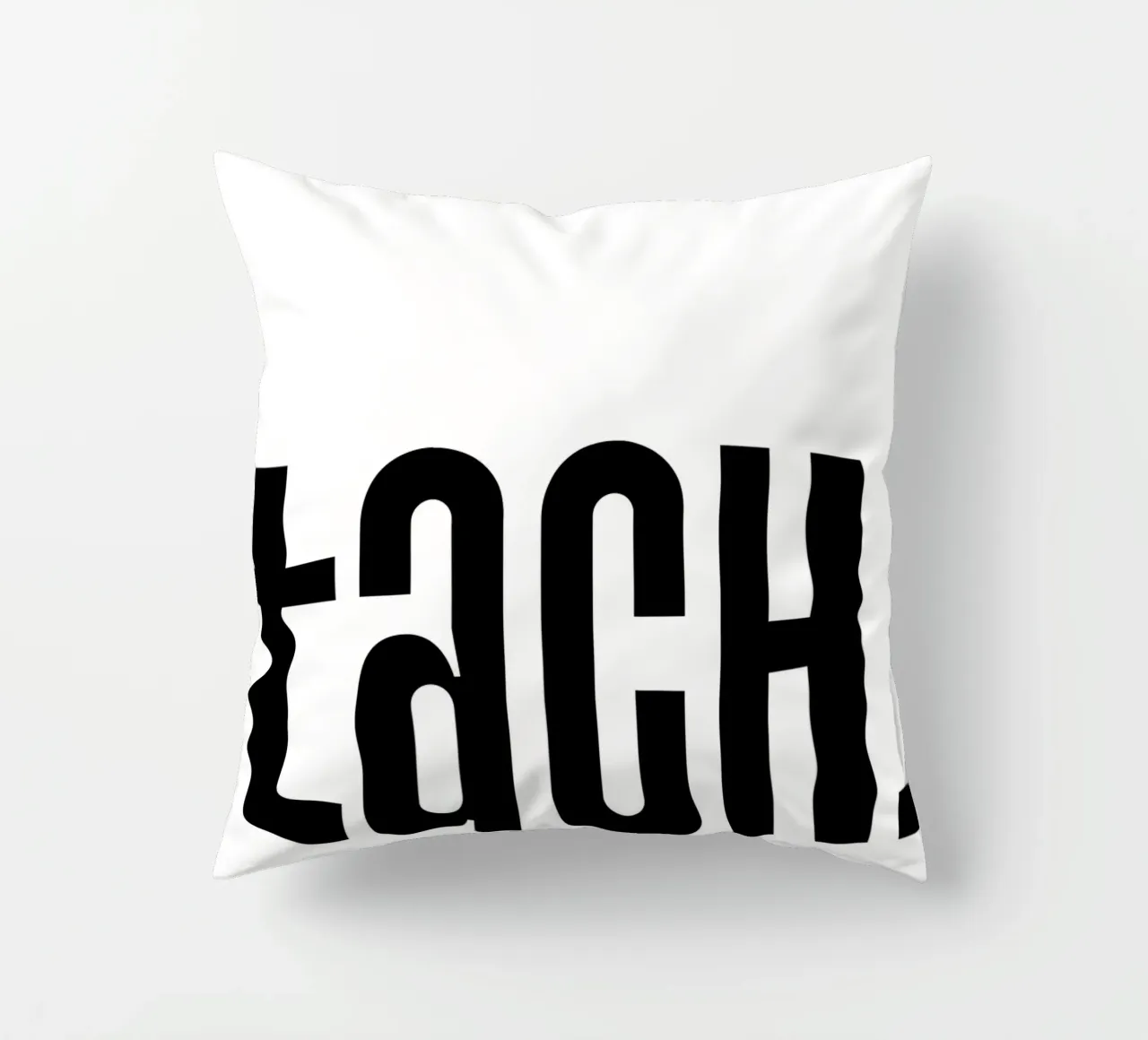Tach schwarz weiß cuscino da BAINAI QUOTES