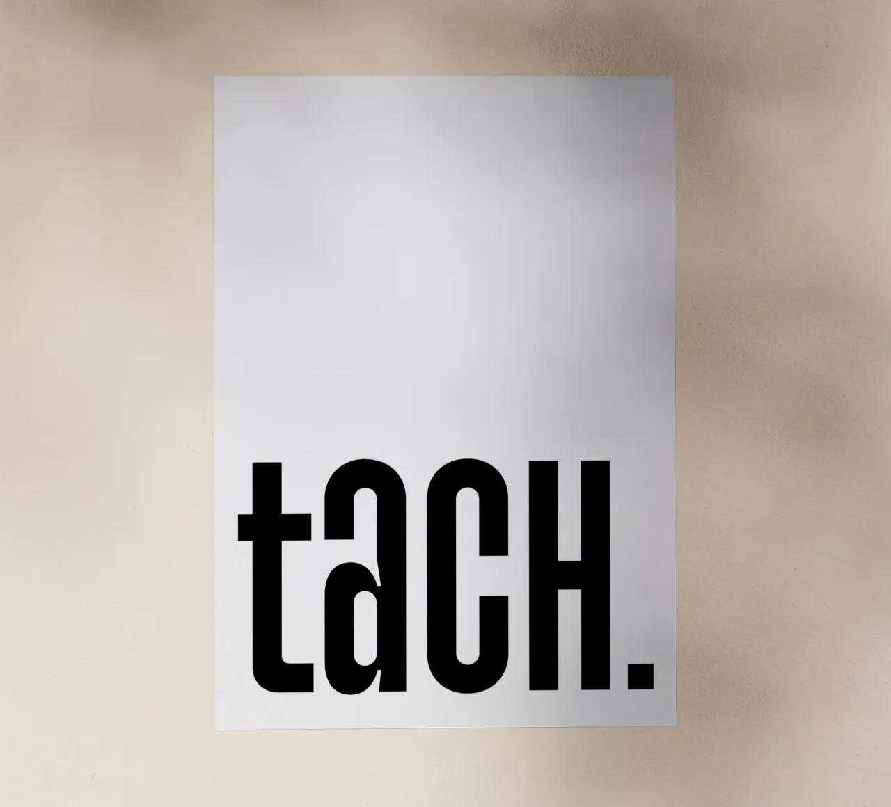 Tach schwarz weiß pellicola backlit da BAINAI QUOTES