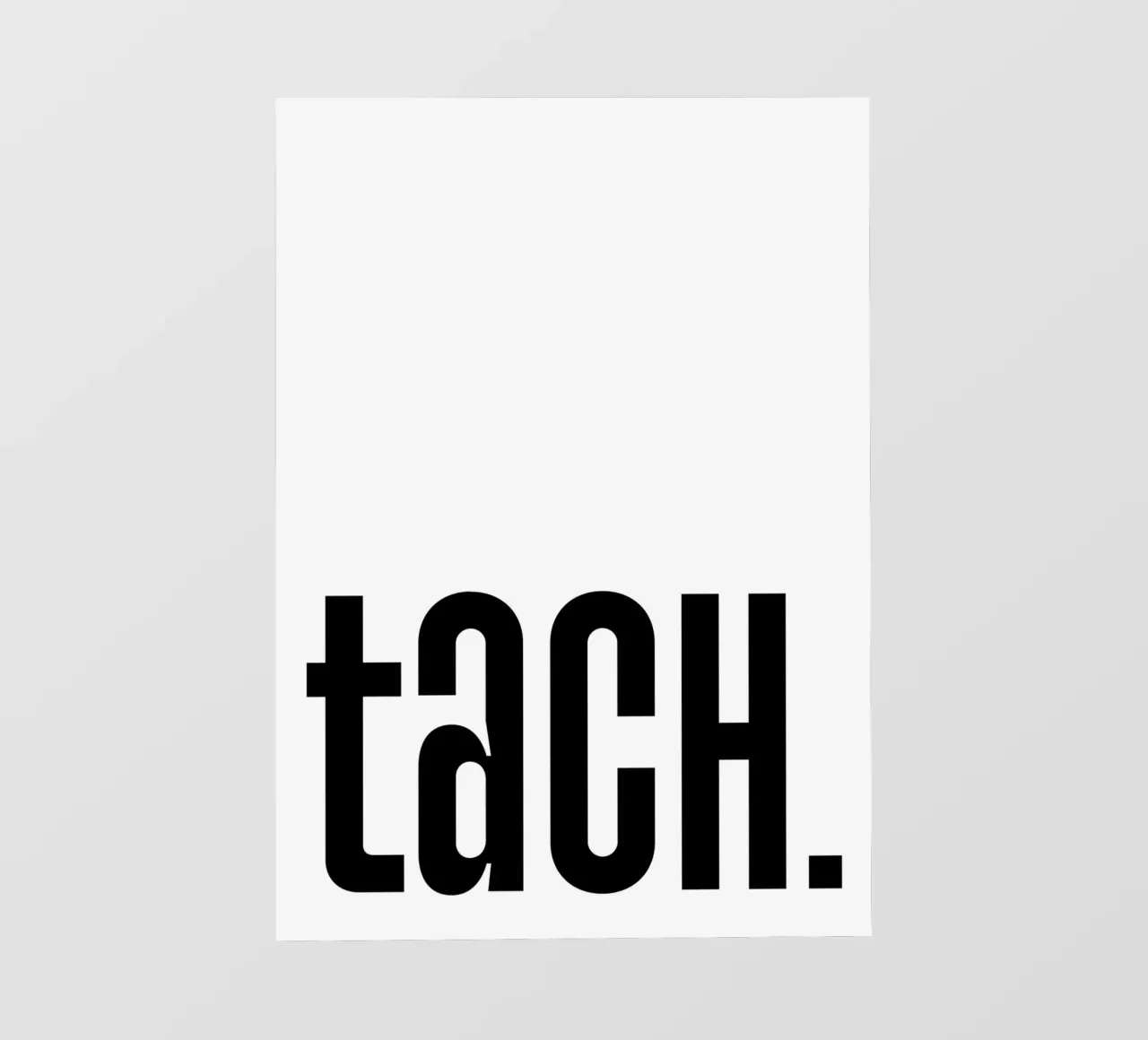 Tach schwarz weiß pellicola backlit da BAINAI QUOTES