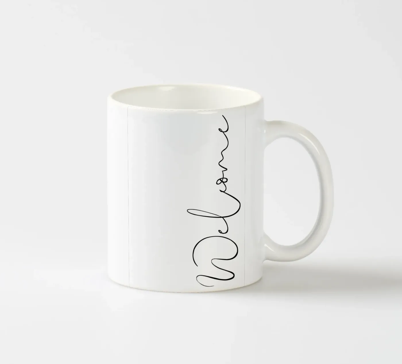 Welcome ceramic mug by BAINAI QUOTES