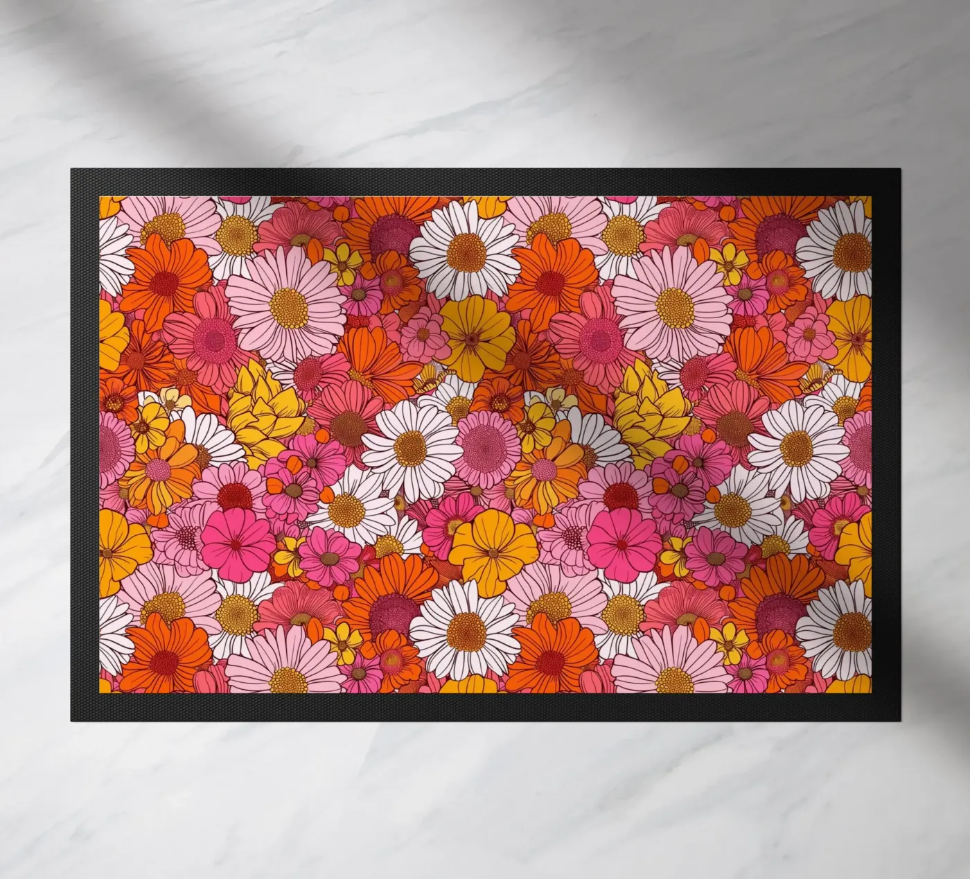 Retro Florals zerbino da Sunflower Soul Studio