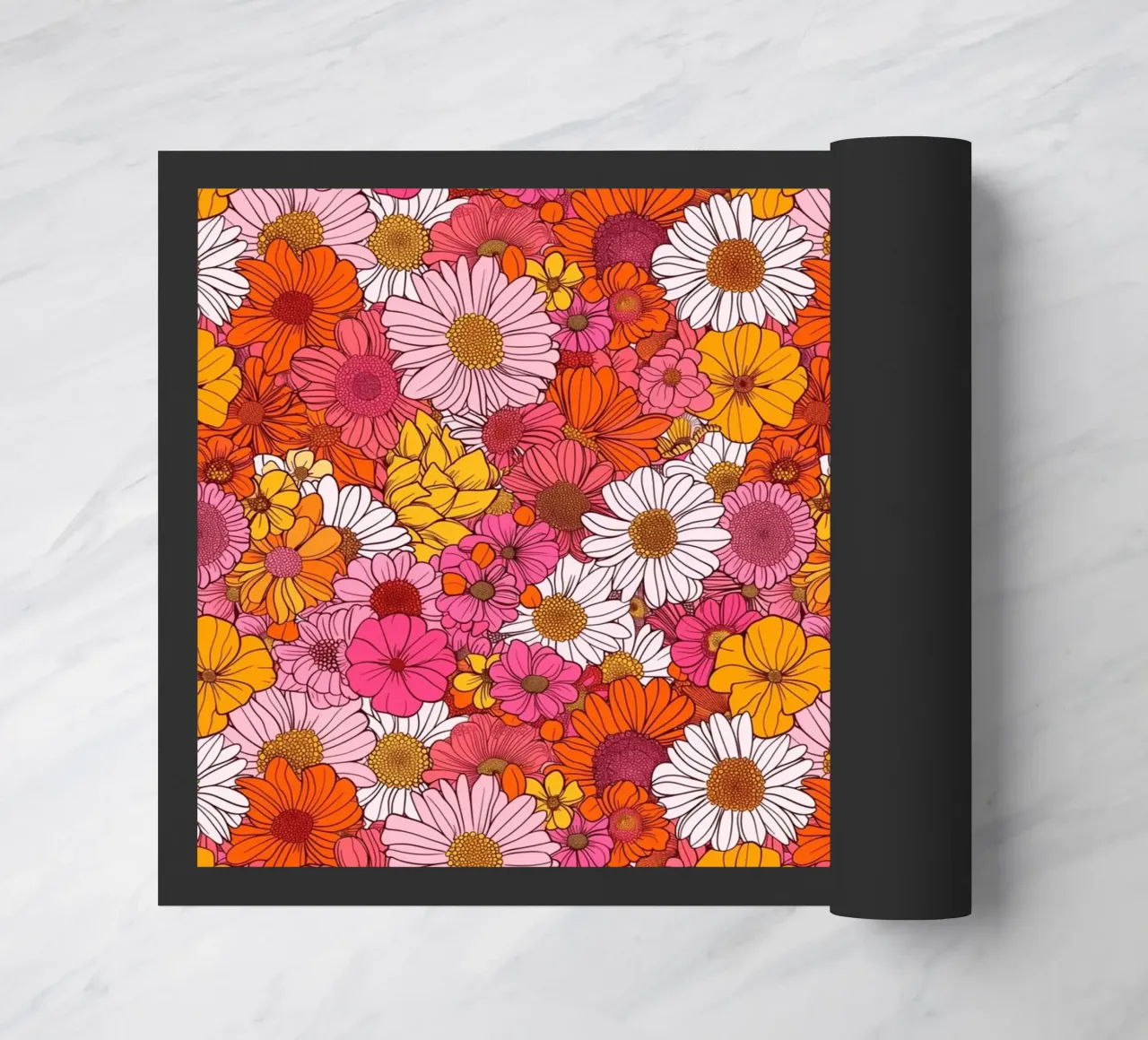 Retro Florals zerbino da Sunflower Soul Studio