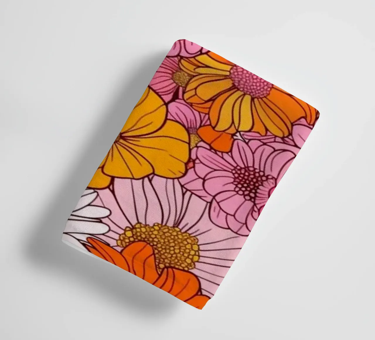 Retro Florals asciugamano da bagno da Sunflower Soul Studio