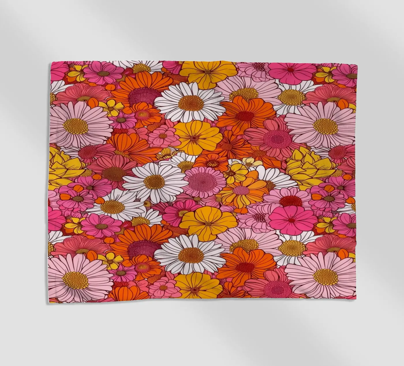 Retro Florals telo mare da Sunflower Soul Studio