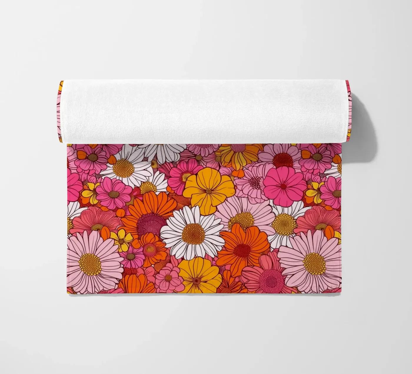 Retro Florals telo mare da Sunflower Soul Studio