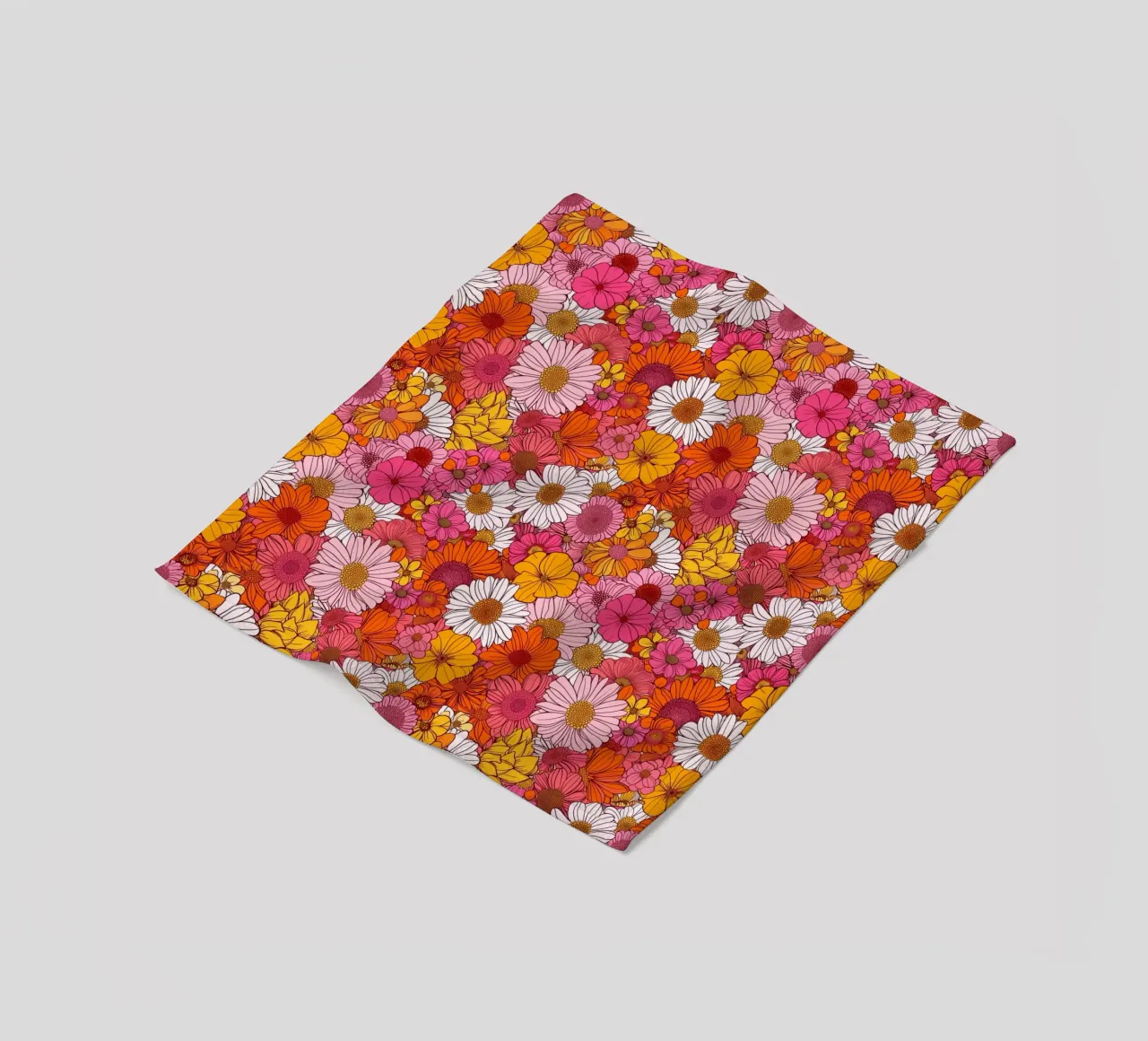 Retro Florals coperta in pile da Sunflower Soul Studio