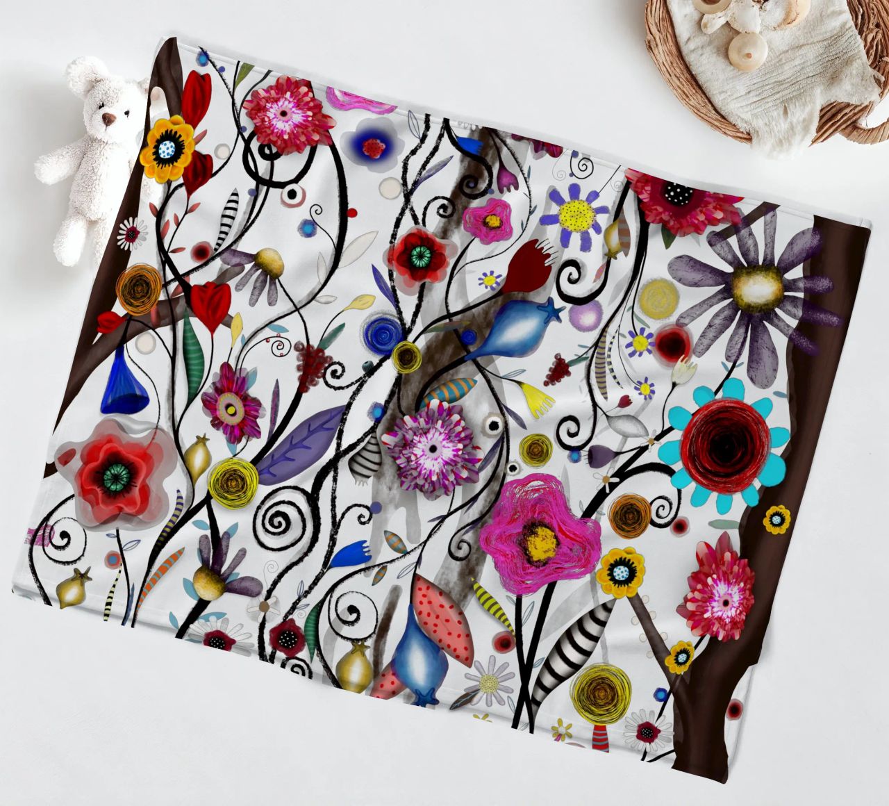 Blooming wedding morning coperta in pile da Rupydetequila