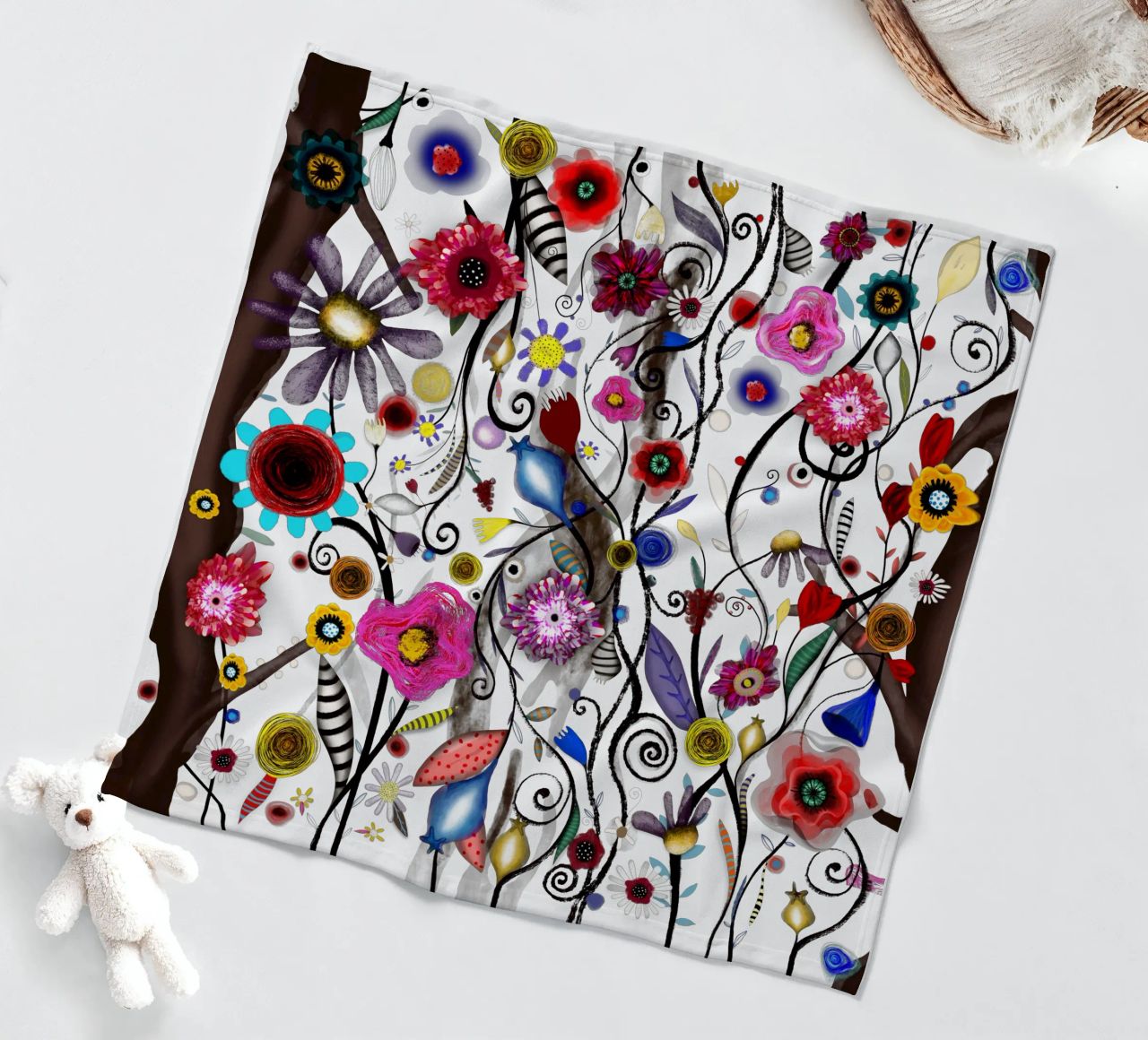 Blooming wedding morning coperta in pile da Rupydetequila