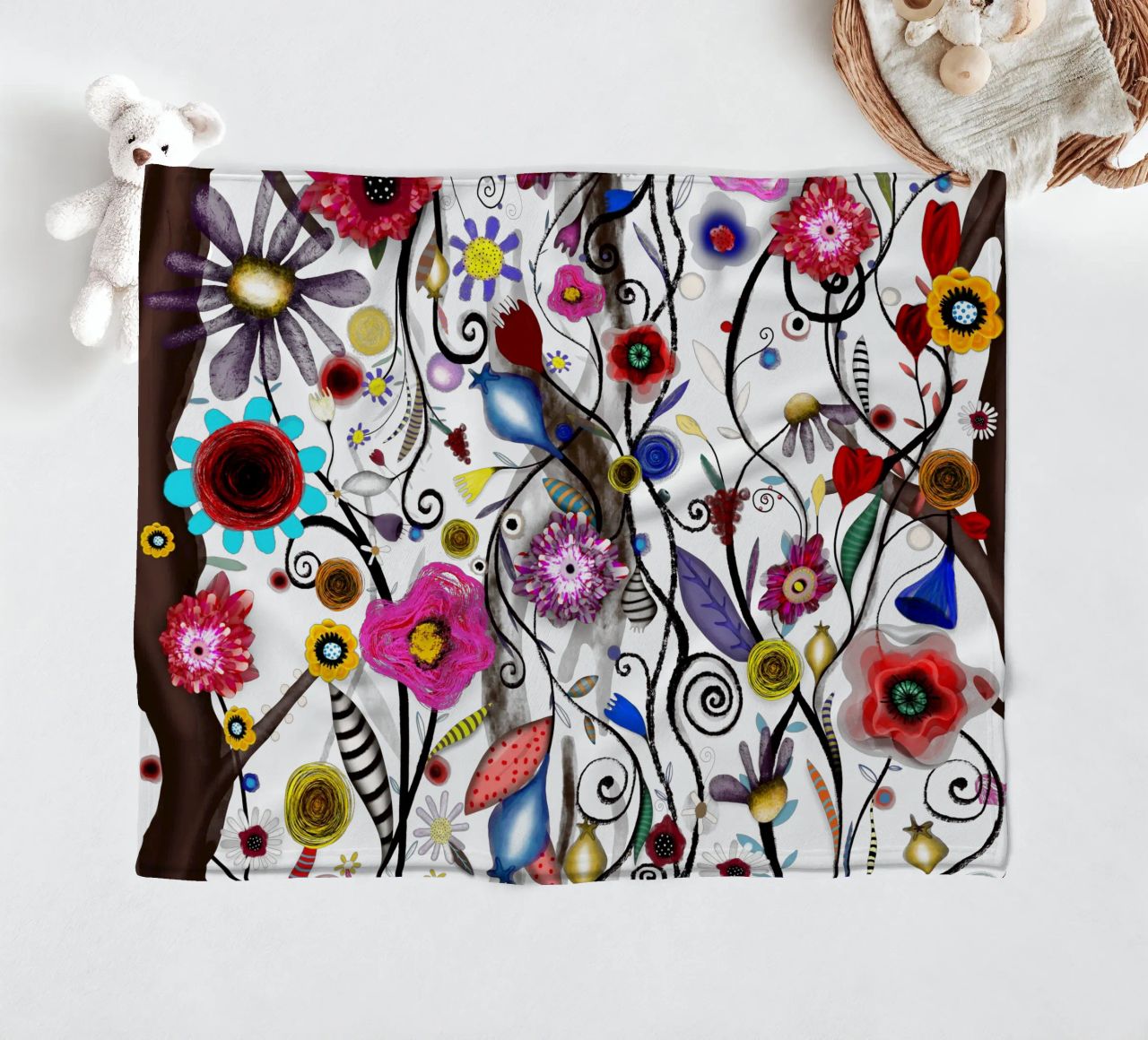Blooming wedding morning coperta in pile da Rupydetequila