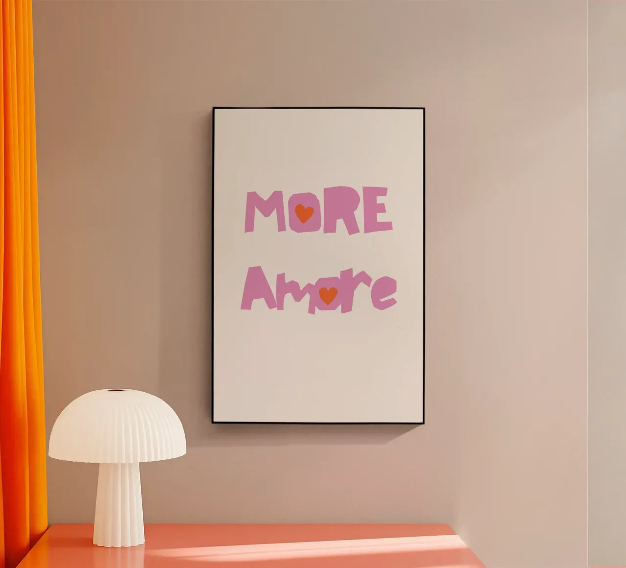 More Amore plexiglass da Second Canvas