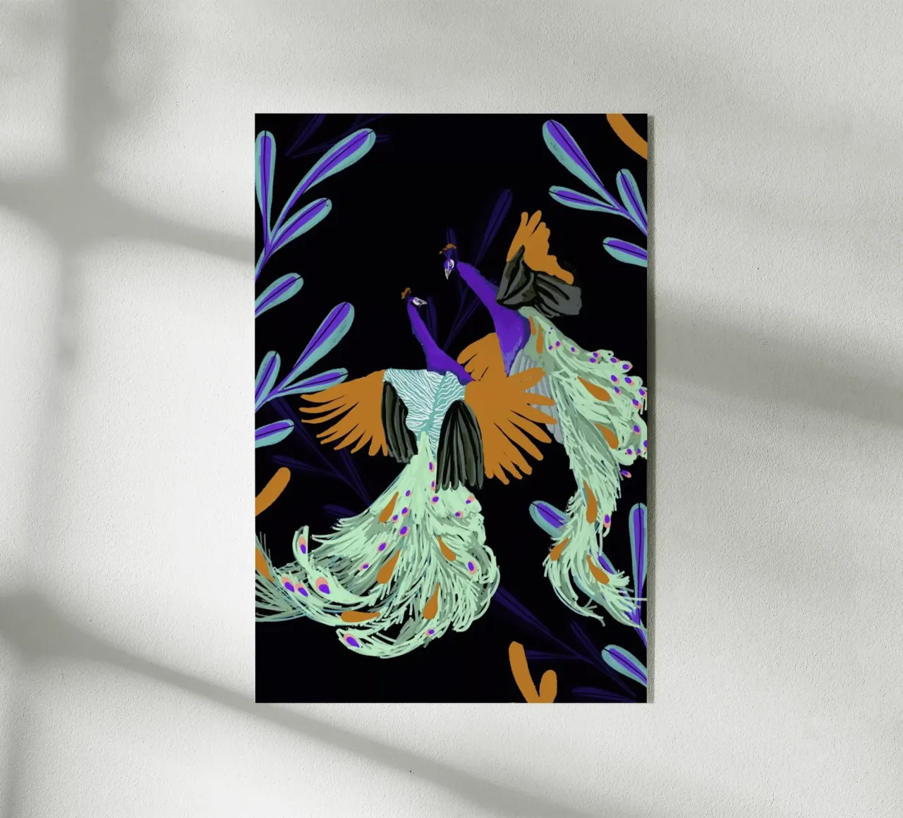 Peacock Dance plexiglass da Goed Blauw