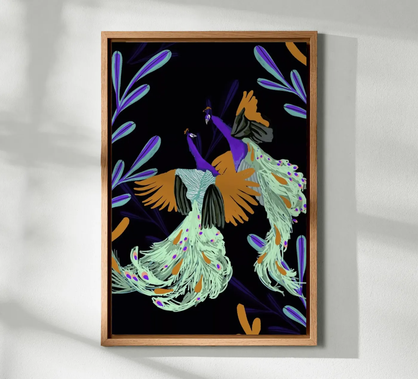 Peacock Dance alluminio dibond da Goed Blauw