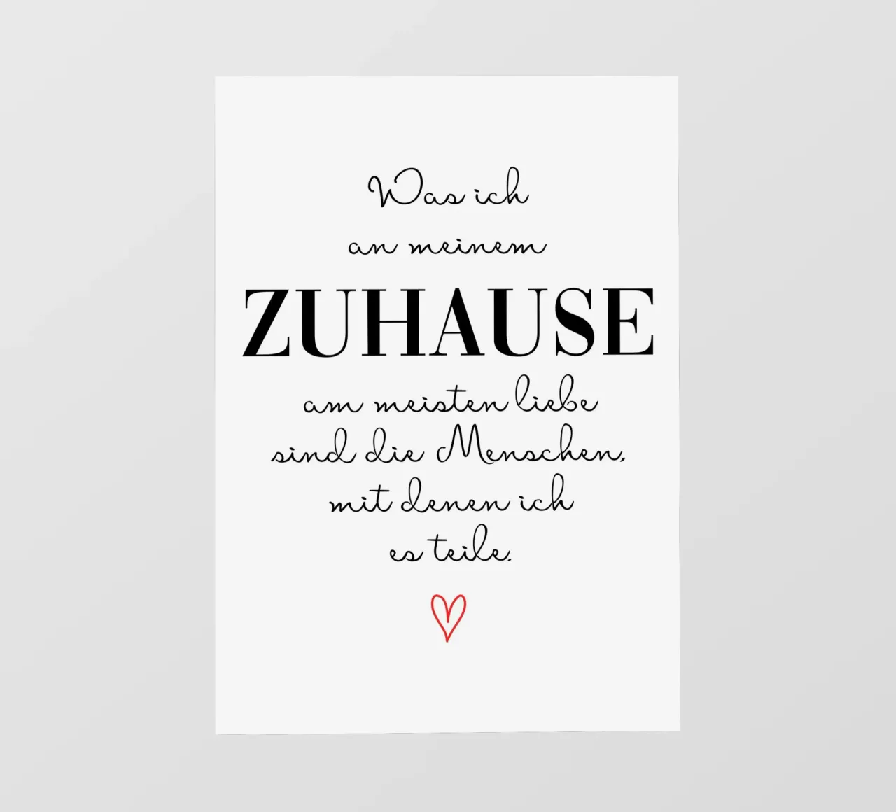 Mein Zuhause pellicola backlit da BAINAI QUOTES