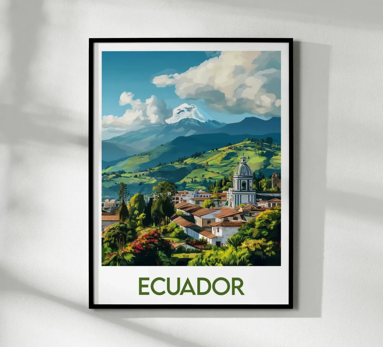 Poster dell'Ecuador poster da Frame the World