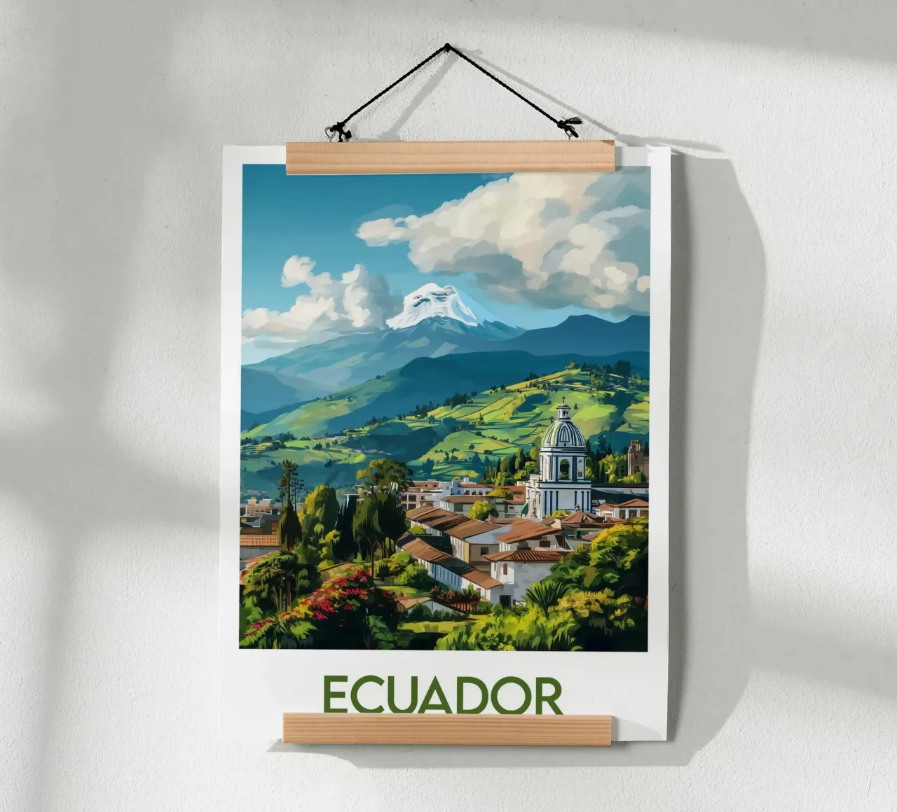 Poster dell'Ecuador poster da Frame the World