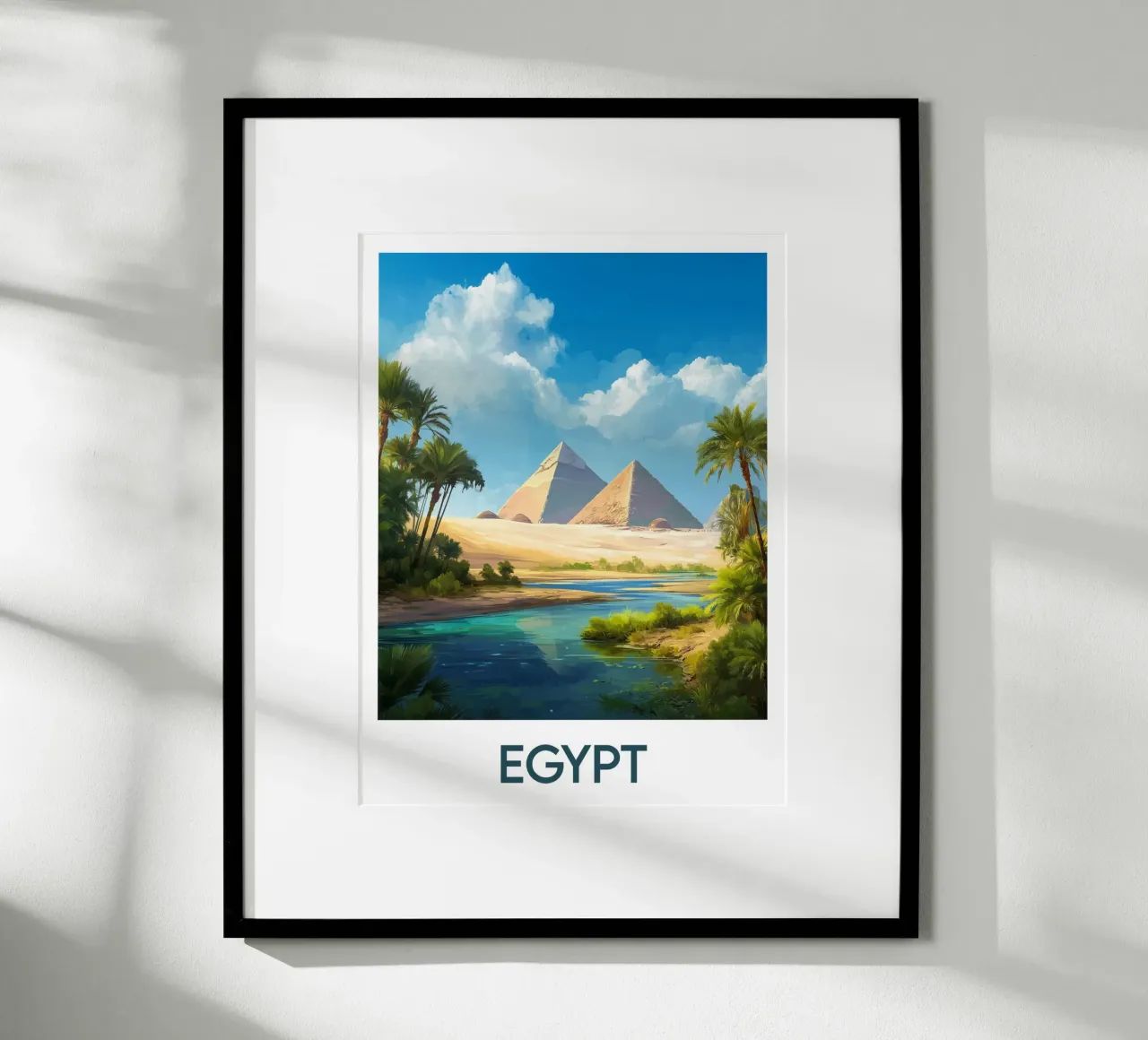 Poster Egypte poster van Frame the World
