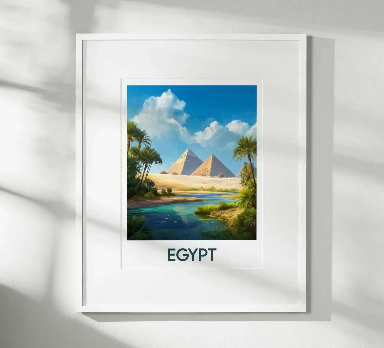 Poster Egypte poster van Frame the World