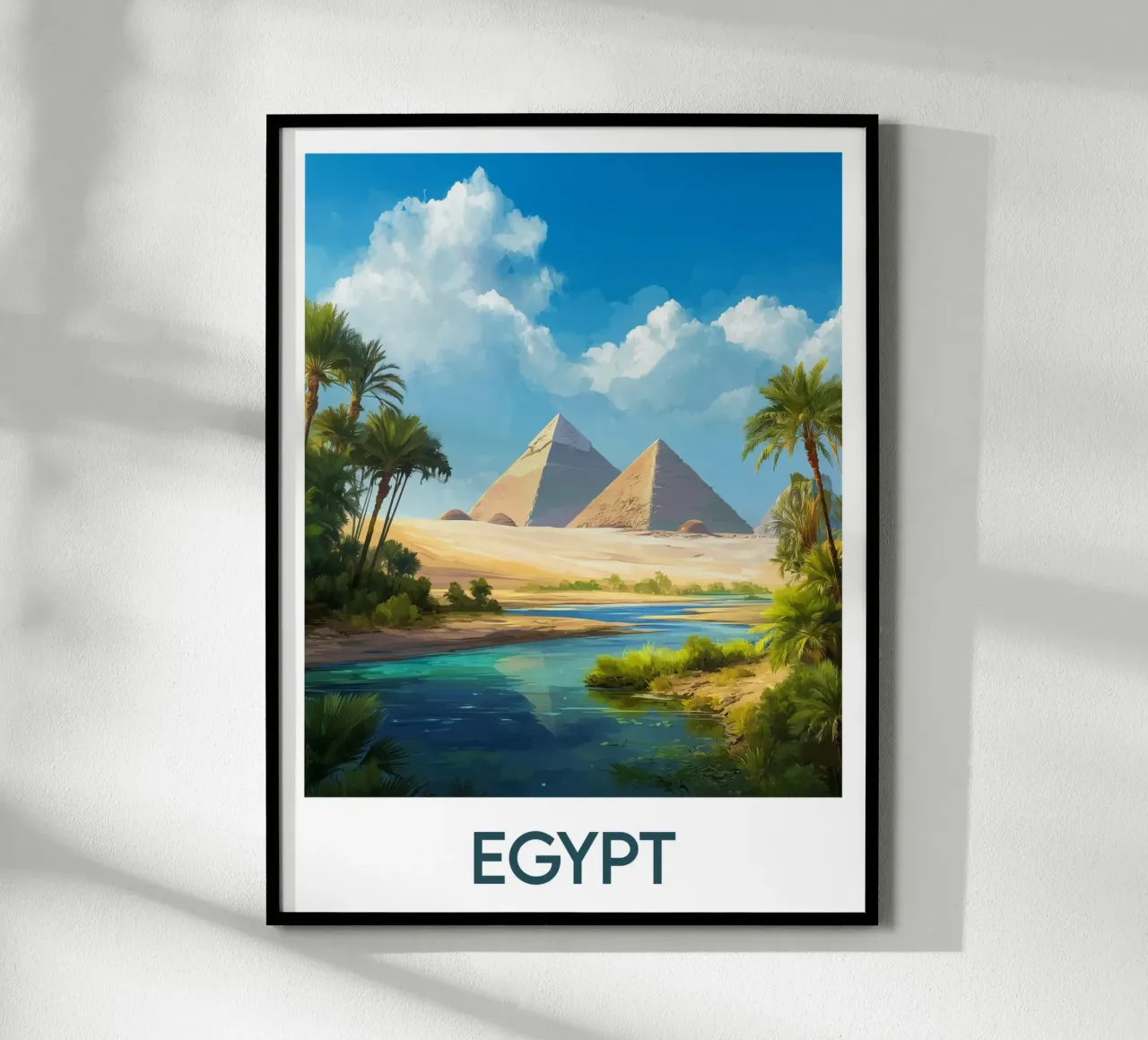 Poster Egypte poster van Frame the World