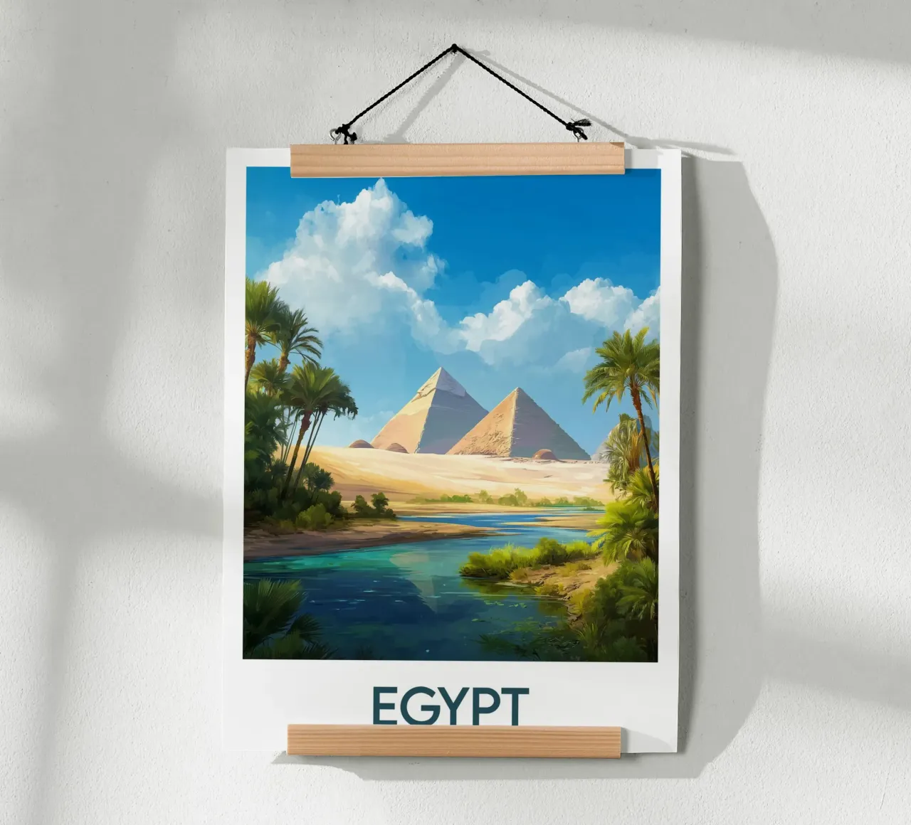 Poster Egypte poster van Frame the World