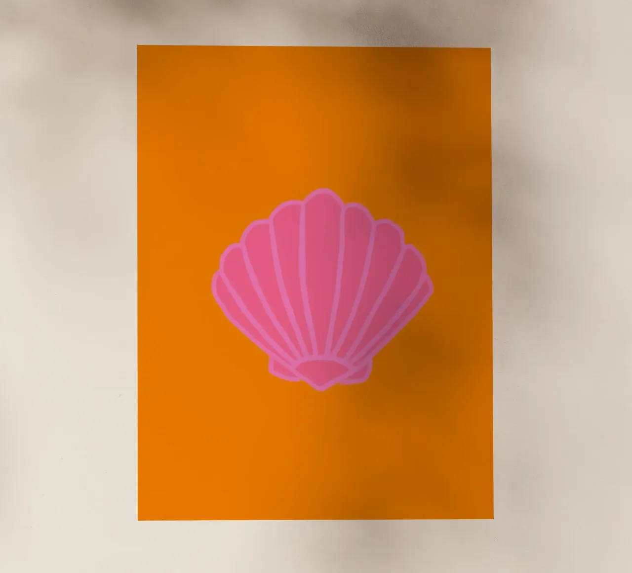 Il mare di Muschel chiama rosa e arancio pellicola backlit da Alisa Knöß
