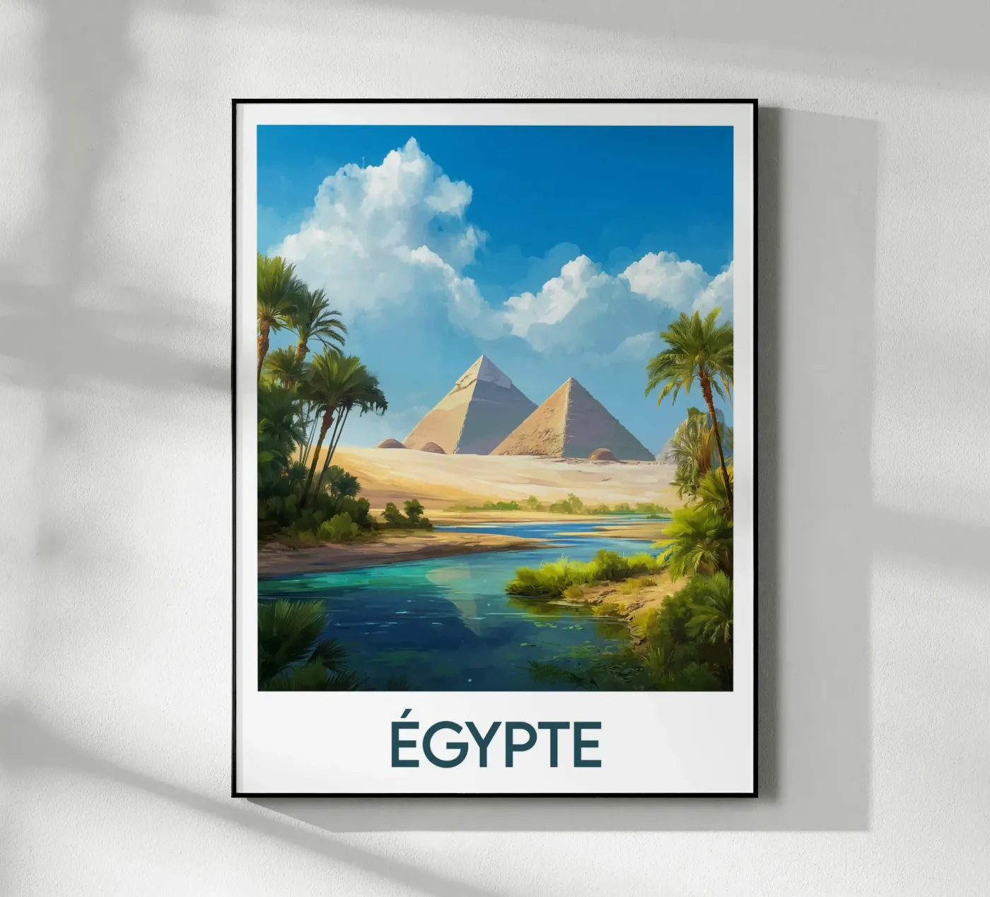 Affiche Égypte plexiglas de Frame the World