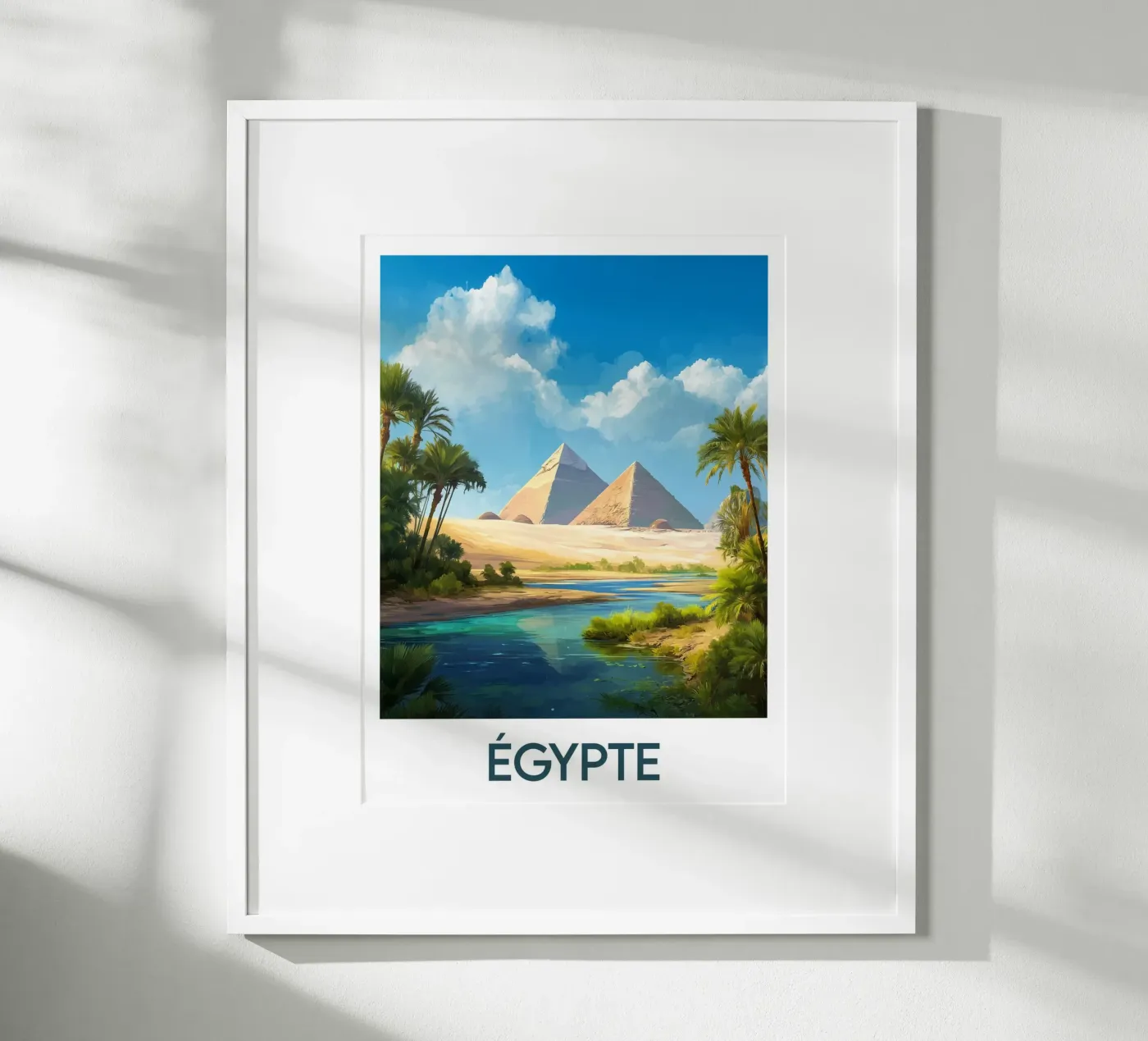 Poster Egypt poster van Frame the World