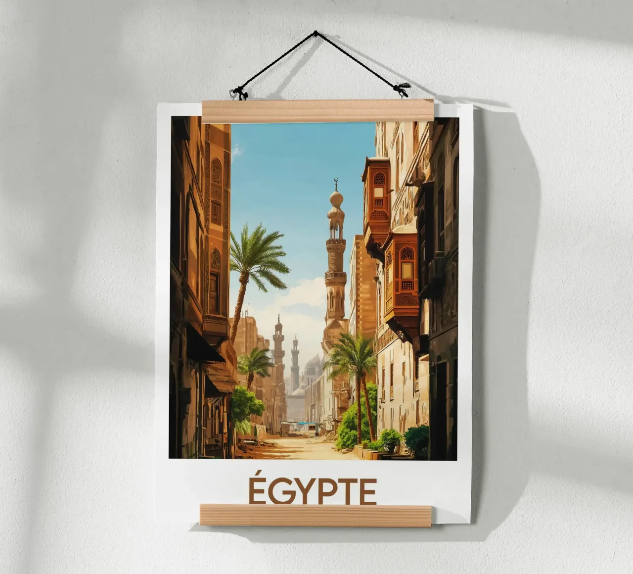 Poster Egitto poster con telaio in plastica da Frame the World