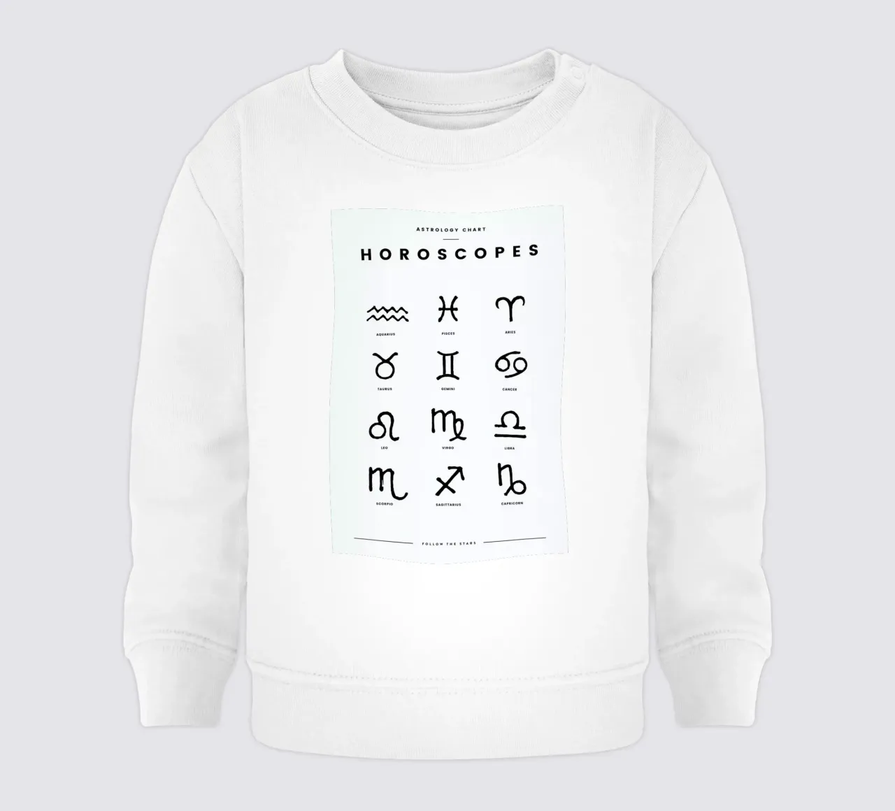 Horoscope Symbols baby sweatshirt by daylight design studio