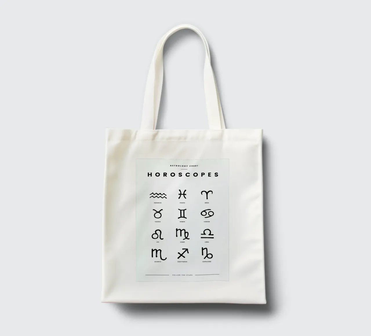 Horoscope Symbols tote bag by daylight design studio