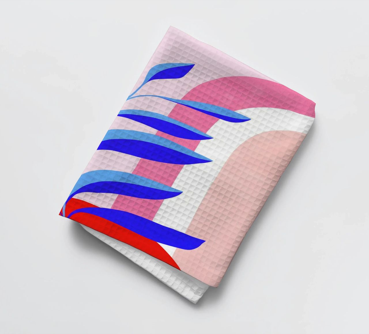 Tropical Glow - Bold Minimal Summer Art 1/2 torchon de Dominique Vari
