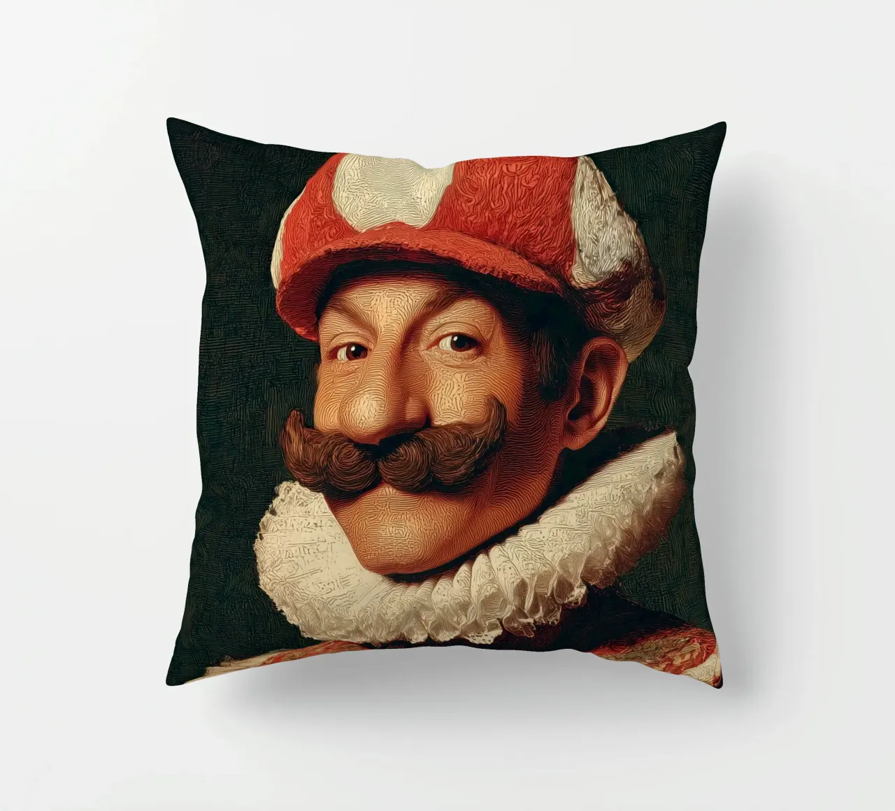 Signore Super Mario | Gioco Supereroe Pop Art Tela e Poster cuscino da Kaji