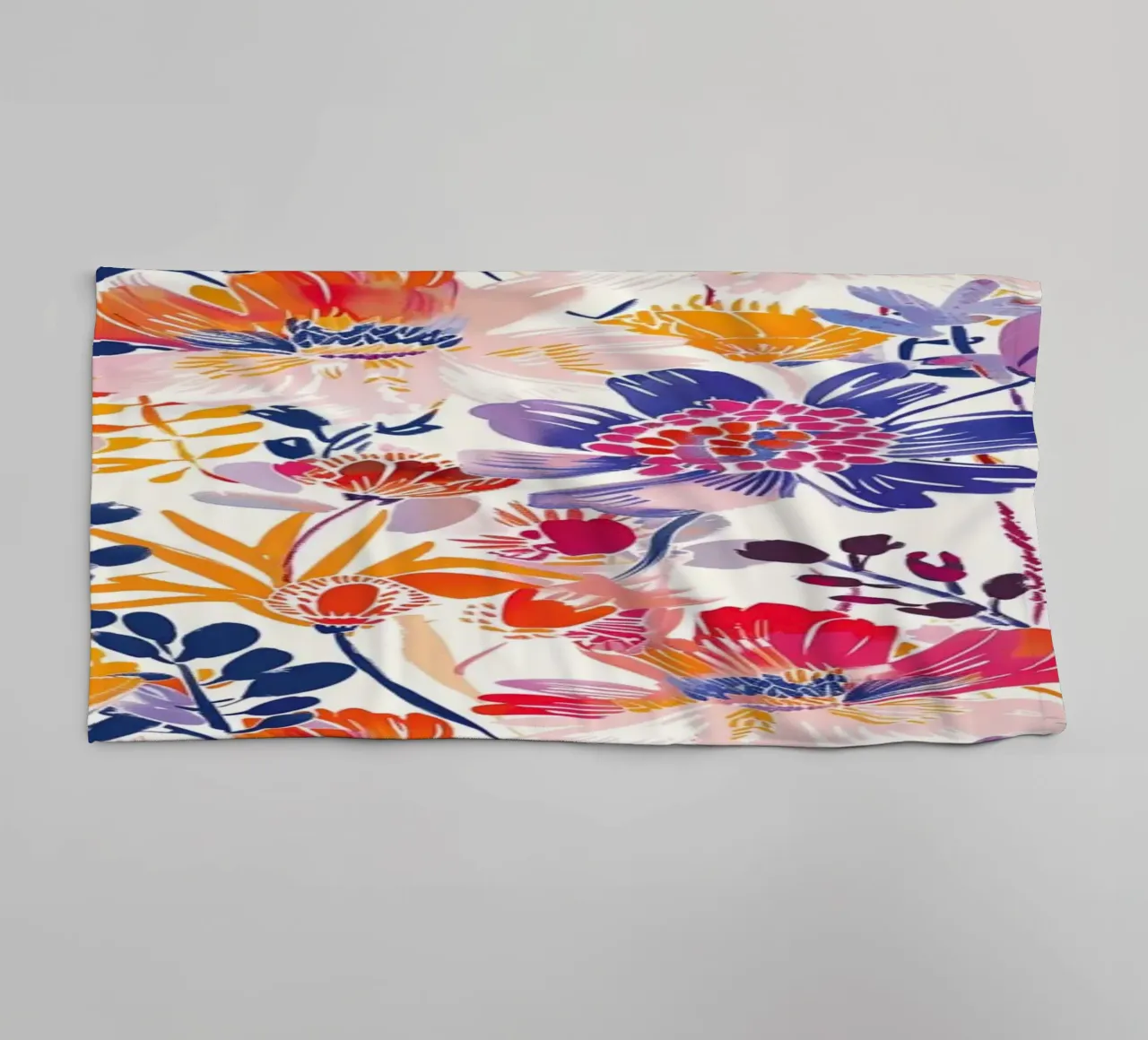 Abstract Flowers asciugamano da bagno da Sunflower Soul Studio
