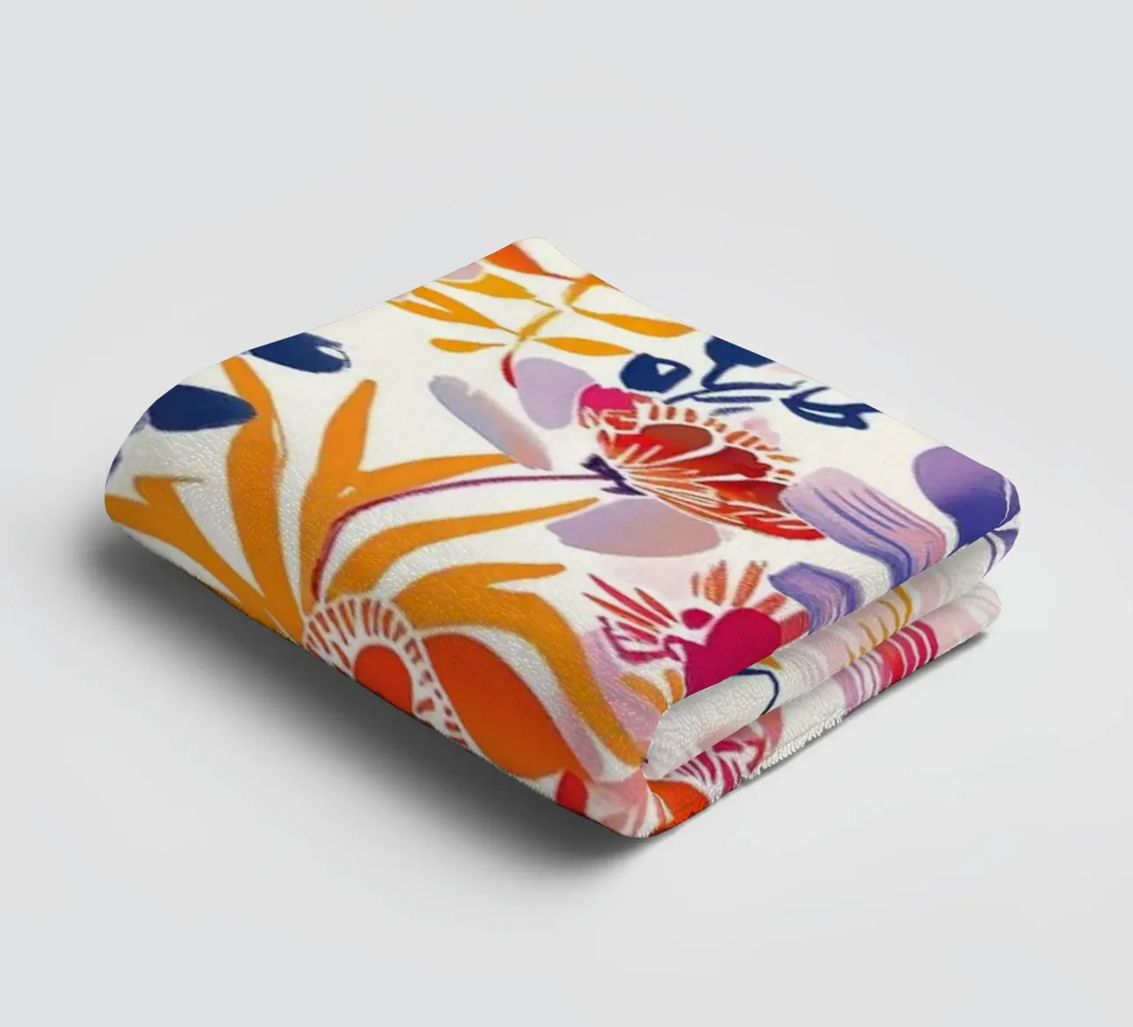 Abstract Flowers asciugamano da bagno da Sunflower Soul Studio