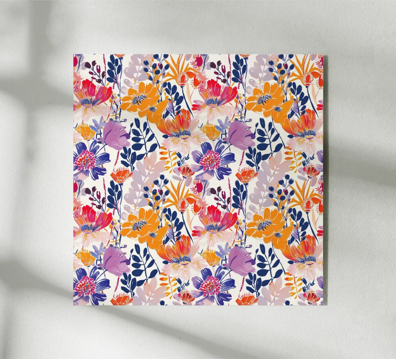 Abstract Flowers plexiglass da Sunflower Soul Studio