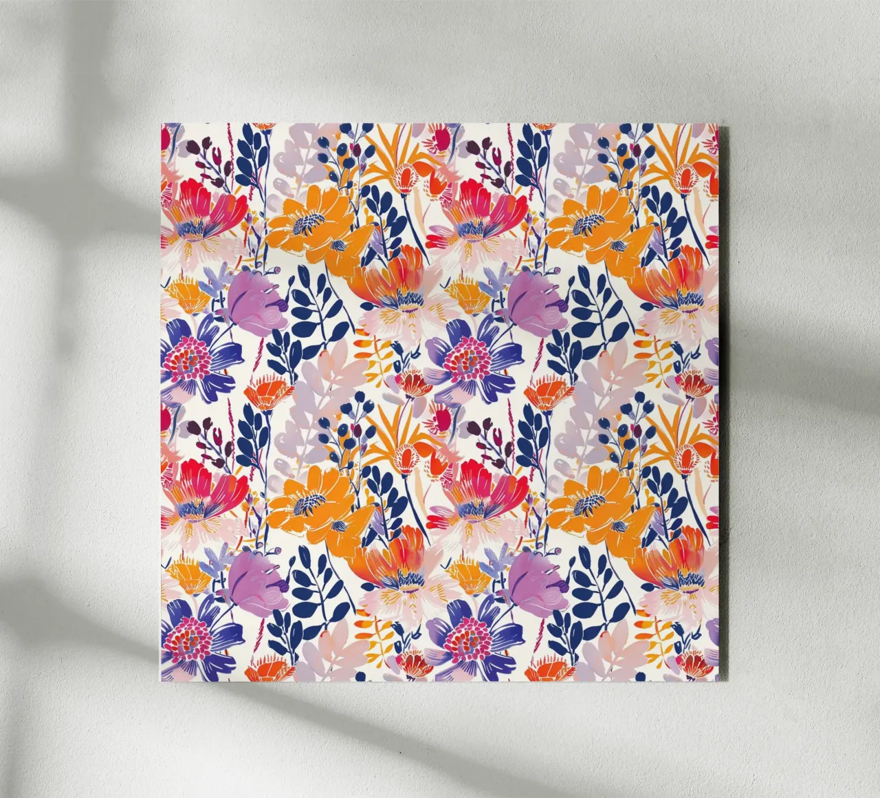 Abstract Flowers forex plate by Sunflower Soul Studio