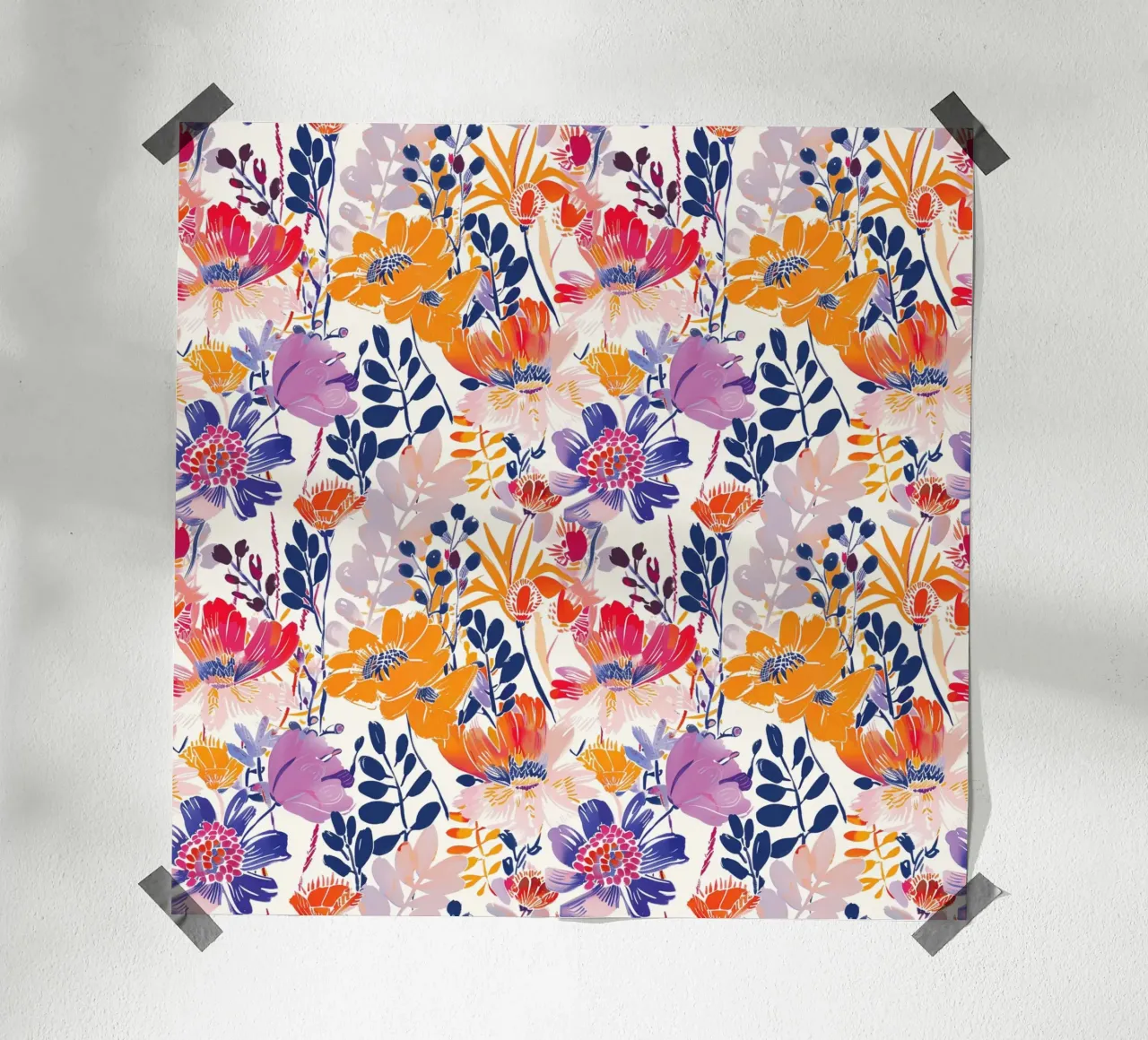 Abstract Flowers carta hahnemühle da Sunflower Soul Studio
