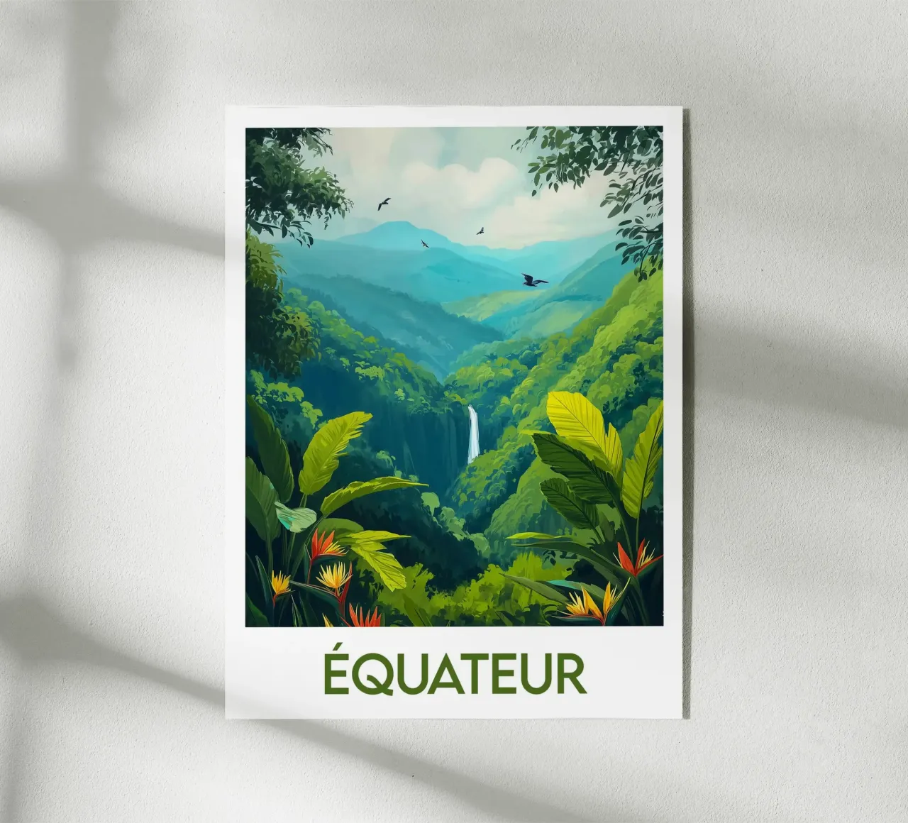 Poster dell'Ecuador plexiglass da Frame the World