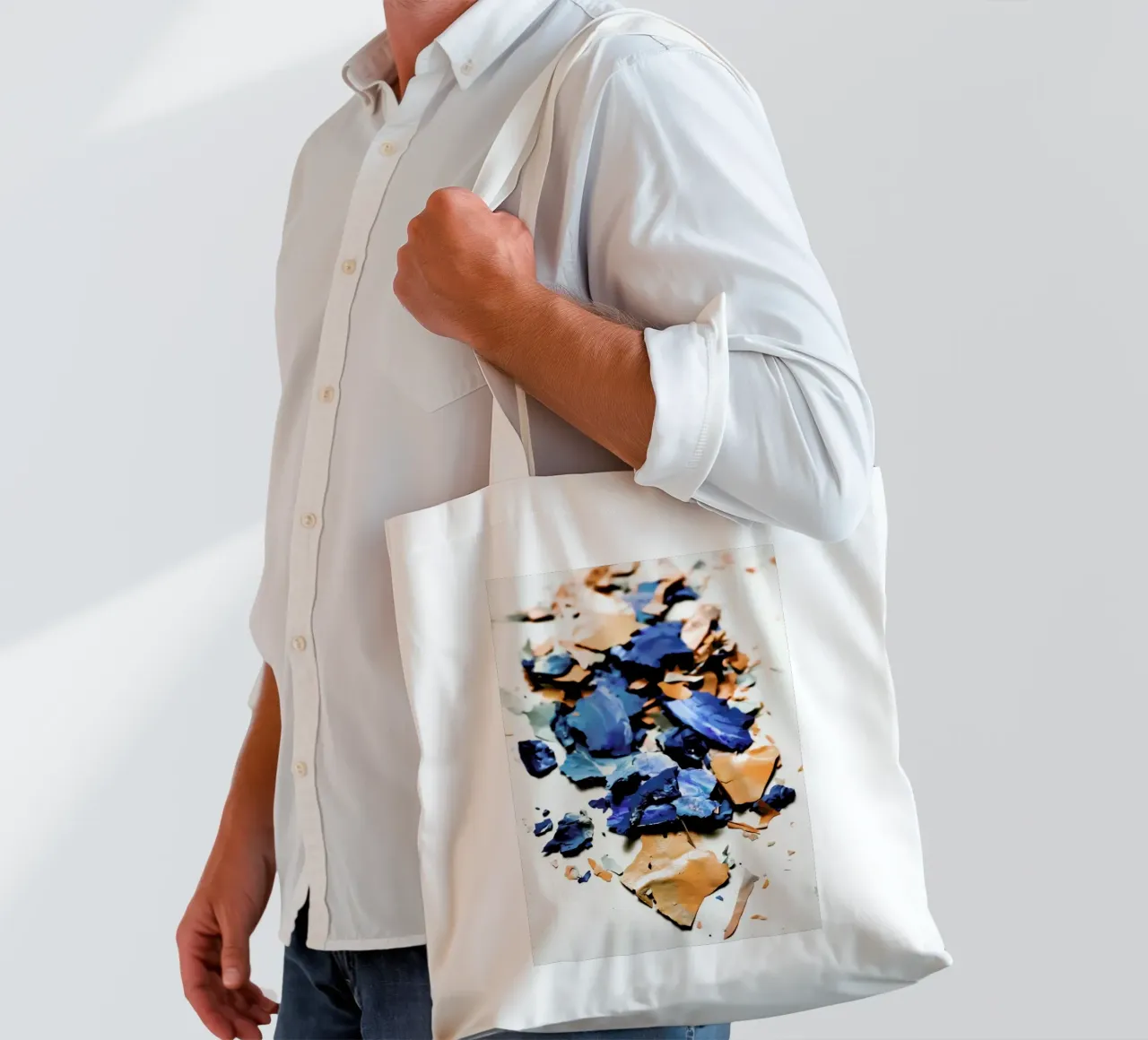 Behind the Art borsa in juta da Babett Schultze