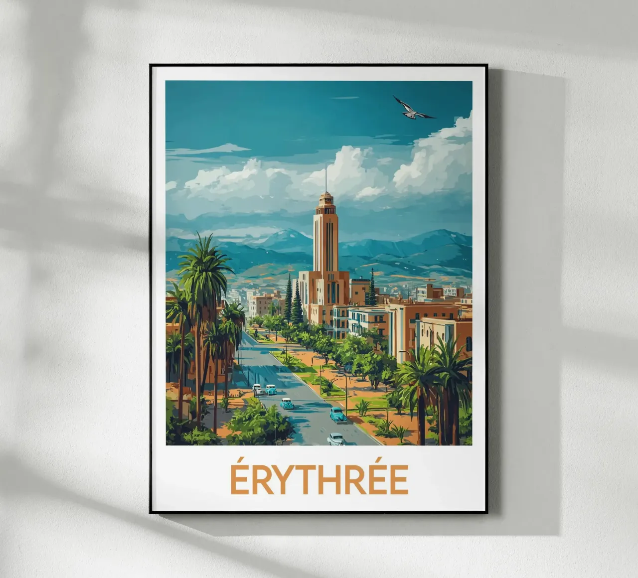 Poster dell'Eritrea plexiglass da Frame the World