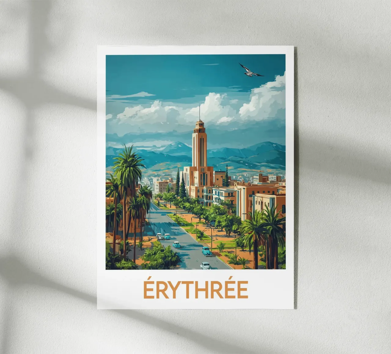 Poster dell'Eritrea plexiglass da Frame the World