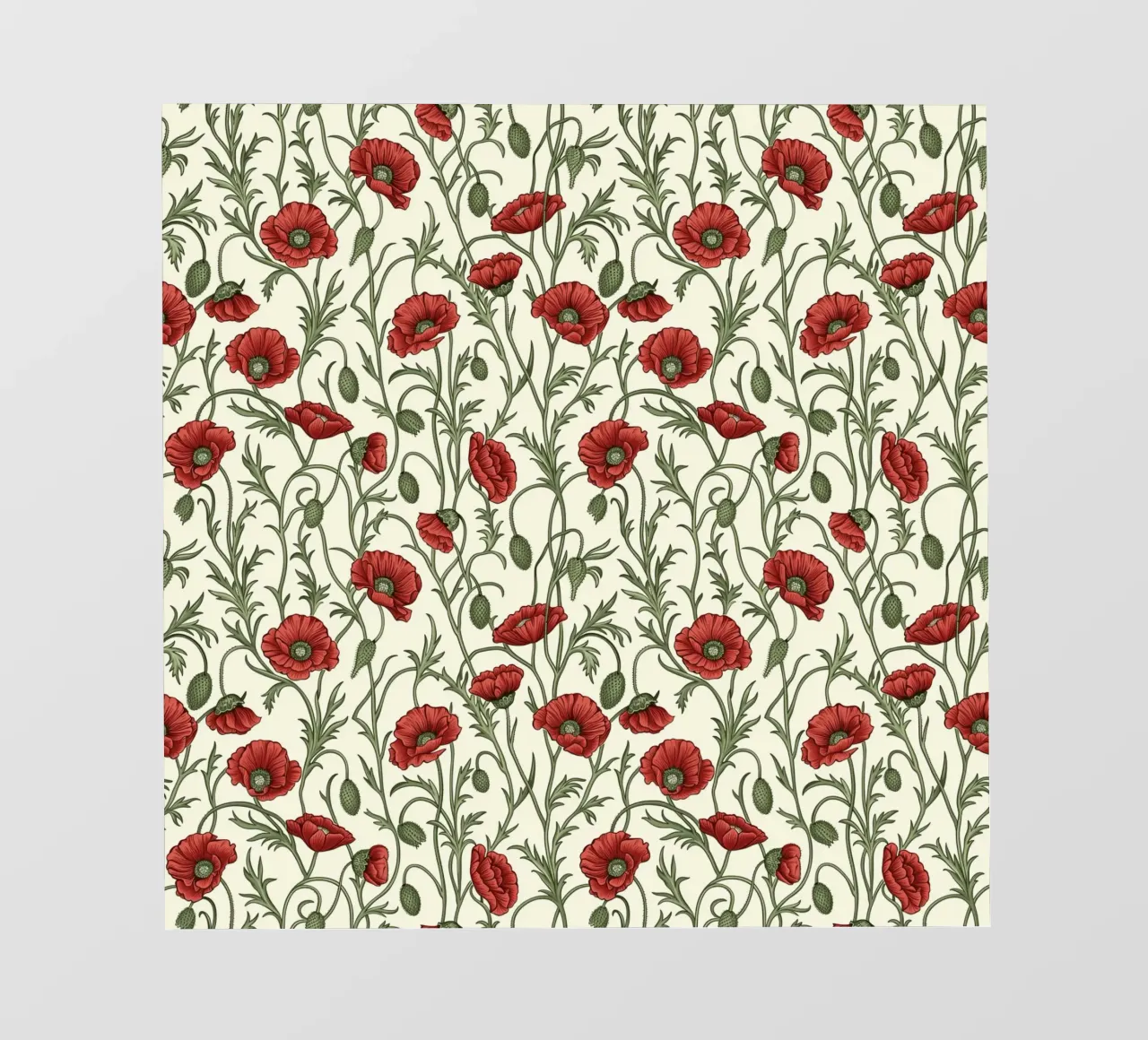 The Poppies telo in pvc da Sunflower Soul Studio