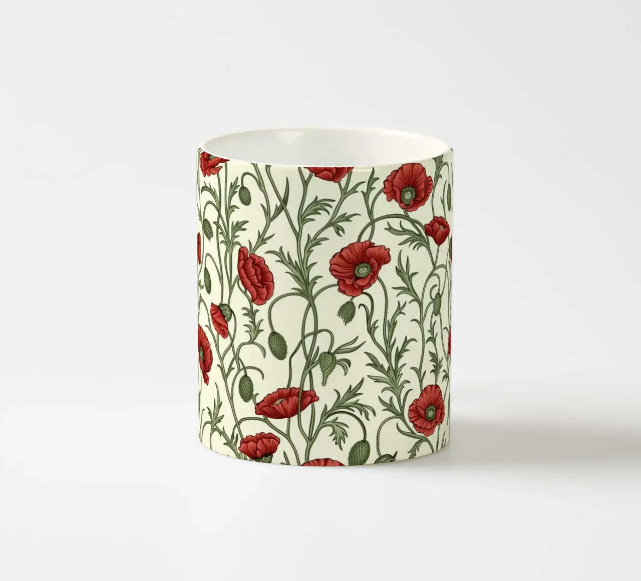 The Poppies tazza in ceramica da Sunflower Soul Studio